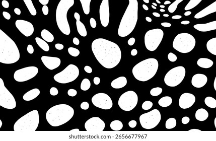 Grunge textura entrelazada detallada, hilos, líneas, alambre, venas, monocromo. Grunge viejo detallado blanco y negro, textura gris. Vector de fondo