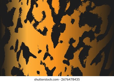 Grunge textura entrelazada detallada, hilos, líneas, alambre, venas. Grunge vieja textura detallada. Vector de fondo. Oro y negro