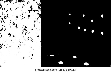 Grunge detailed intertwined texture, threads, lines, wire, veins, monochrome. Grunge old detailed black and white, gray texture. Vector background