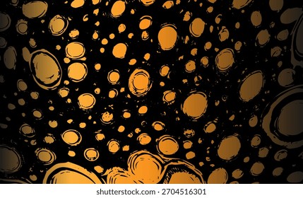 Grunge textura entrelazada detallada, hilos, líneas, alambre, venas. Grunge vieja textura detallada. Vector de fondo. Oro y negro