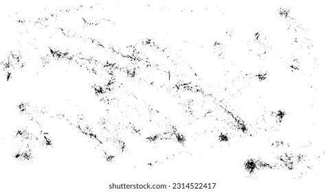 Grunge detailed texture background of dots, spots, spheres, circles. Abstract black vector background