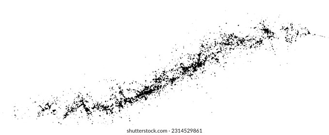 Grunge detailed texture background of dots, spots, veins, lines, wrinkles, cracks, spheres, circles. Abstract black vector background