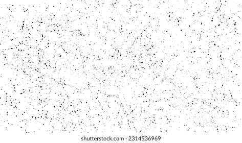 Grunge detailed texture background of dots, spots, spheres, circles. Abstract black vector background