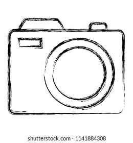 grunge digital camera equipment style to photo