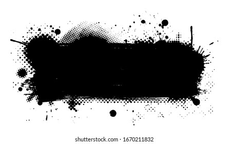 Grunge dirty banner.Abstract grunge splats background.