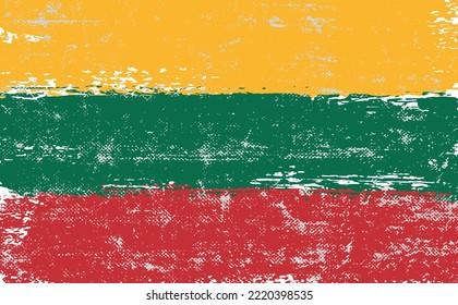 Agarra la bandera sucia de Lituania.
