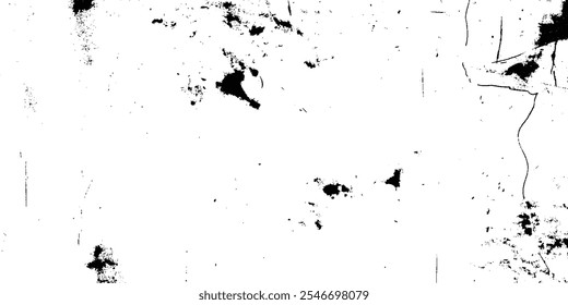 Superposición de fondo de textura sucia de grunge. Superposición de textura grunge con granos ásperos y finos aislados en blanco