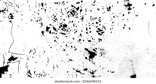 Superposición de fondo de textura sucia de grunge. Superposición de textura grunge con granos ásperos y finos aislados en blanco