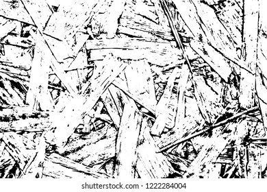 Grunge dirty texture of the OSB boards from wood chips like billet or background, EPS10 vector