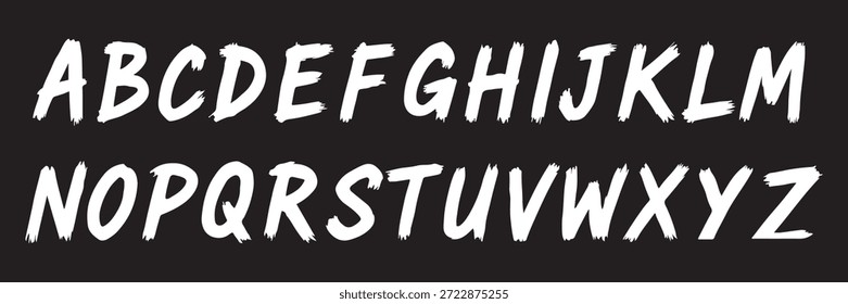 Fuente de visualización Grunge. Letras de textura rugosa con formas orgánicas esqueléticas, adecuadas para el diseño de terror, carteles musicales, marcas underground, tatuajes, portadas de álbumes y tipografía experimental oscura.