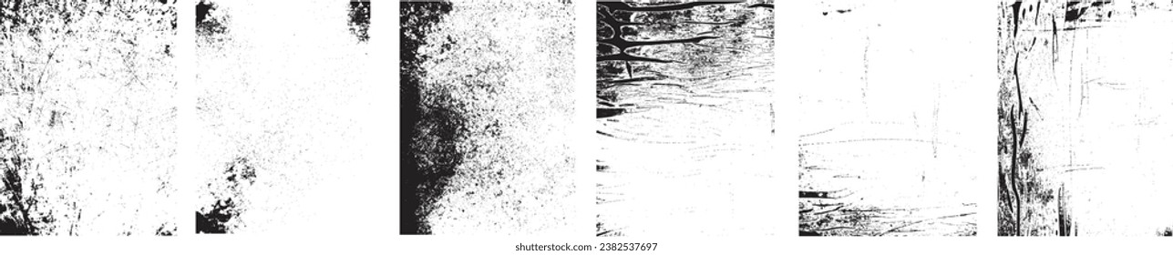Grunge distress Backgrounds set.Texture Vector.Dust Overlay (Distancia de superposición de tinta),Colocar textura sobre cualquier objeto para crear un efecto angustiado .abstract,splattered, sucio, texturizado fondo para su diseño. 