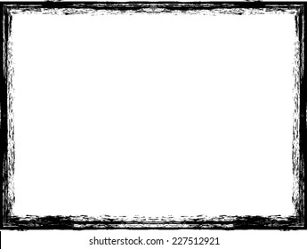 Grunge Distress Frame . Vector Illustration. 
