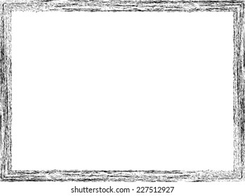 Grunge Distress Frame . Vector Illustration. 