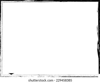 Grunge Distress Frame . Vector Illustration. 
