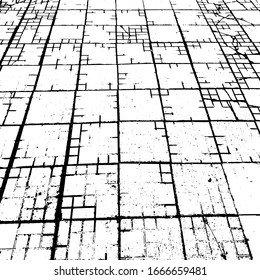 Grunar textura de distrés.Fondo abstracto del vector.Patrón blanco y negro
