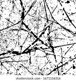 Grunar textura de distrés.Fondo abstracto del vector.Patrón blanco y negro