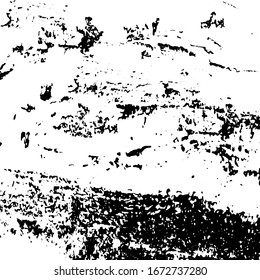 Grunge distress texture.Vector abstract background.Black and white pattern
