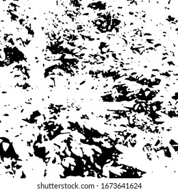 Grunge distress texture.Vector abstract background.Black and white pattern