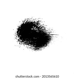 Grunge Distressed Circle Splatter Splash Stain