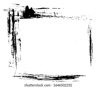 Grunge Distressed Frame Border Background Stock Vector (Royalty Free