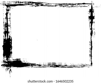 Grunge Distressed Frame Border Background