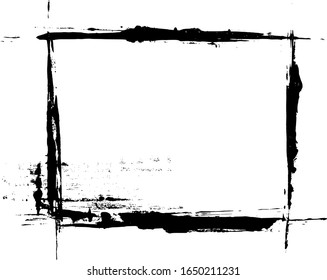 Grunge Distressed Frame Border Background