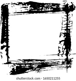 Grunge Distressed Frame Border Background