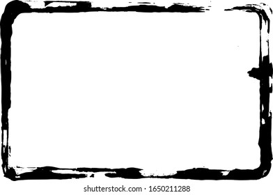 Grunge Distressed Frame Border Background