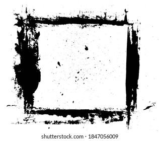 Grunge Distressed Frame Border Background