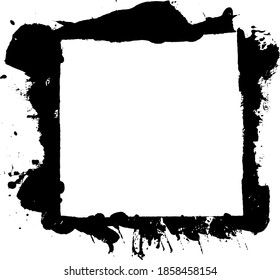 Grunge Distressed Frame Border Background