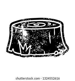 ensordecedor icono de un registro de árbol 