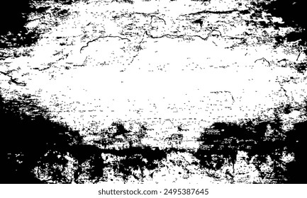 Grunge textura superpuesta y fondo - fondo de formato de Anuncio ancho con espacio de copia para el texto. Textura grunge de chips, grietas, arañazos.Suave grunge blanco.Textura grunge negro angustiado.