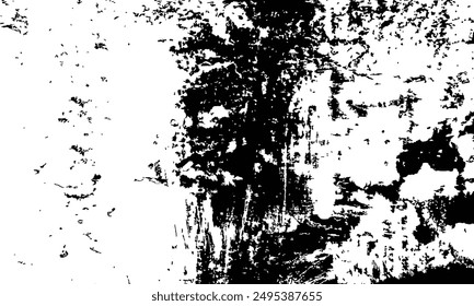 Grunge distressed overlay texture and background - wide banner format background with copy space for text. Grunge texture of chips, cracks,scratches.Soft white grunge.Distressed black grunge texture.