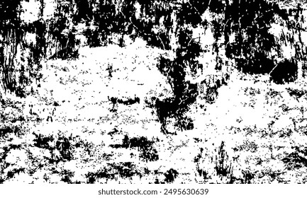 Grunge distressed overlay texture and background - wide banner format background with copy space for text. Grunge texture of chips, cracks,scratches.Soft white grunge.Distressed black grunge texture.