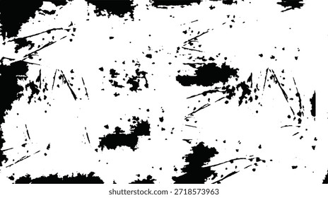 Textura de Vector de diseño de textura de superposición desgastada de grunge. 