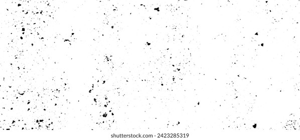 Grunge distressed overlay texture with grainy dots and speckles. Vector illustration