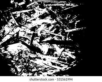 Grunge Distressed Overlay Texture For Your Design. Vector illustration.