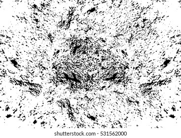 Grunge Distressed Overlay Texture For Your Design. Vector illustration.