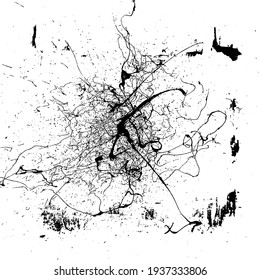 Grunge Distressed Paint Background Overlay Texture