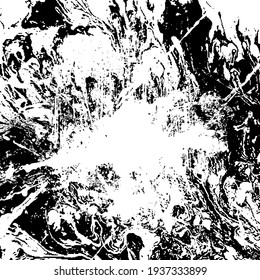Texto superpuesto de fondo de pintura con molestias graves