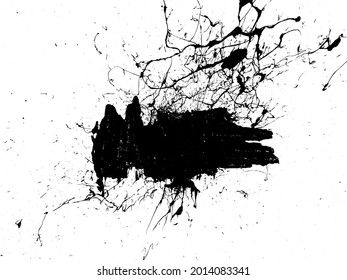 Texto superpuesto de fondo de pintura con molestias graves