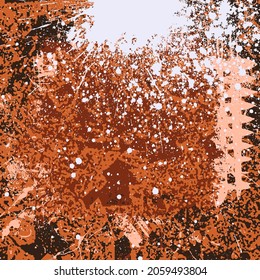 Grunge Distressed Paint Background Overlay Texture