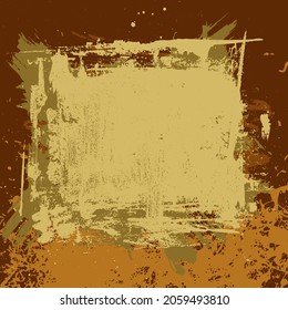 Texto superpuesto de fondo de pintura con molestias graves