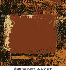 Texto superpuesto de fondo de pintura con molestias graves