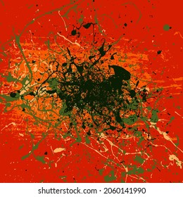 Grunge Distressed Paint Background Overlay Texture