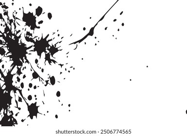 Grunge Distressed Paint Splash Background Overlay Texture.