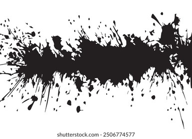 Grunge Distressed Paint Splash Background Overlay Texture.