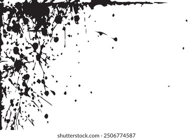 Textura de superposición de fondo de salpicaduras de pintura afligida de grunge.