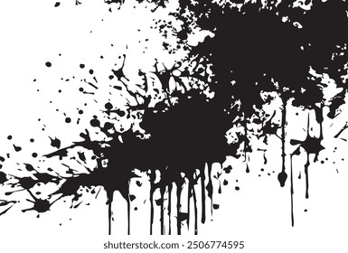 Grunge Distressed Paint Splash Hintergrund Overlay Textur.