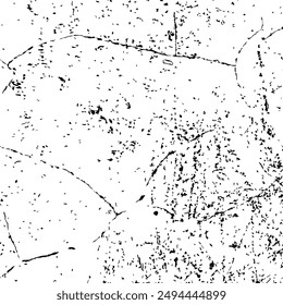 Grunge afligido textura sin fisuras. Superposición granulada monocromática. Fondo ruidoso áspero blanco y negro.